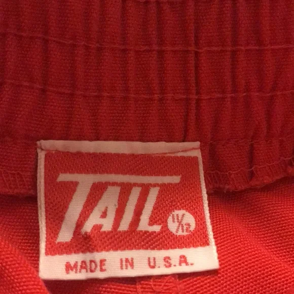 Tail Shorts size 11/12 Fits 10 also, color Red. - Picture 3 of 4